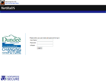 Tablet Screenshot of connect.dundeecity.gov.uk