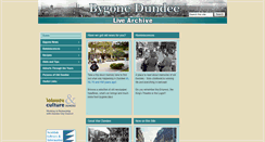 Desktop Screenshot of bygone.dundeecity.gov.uk